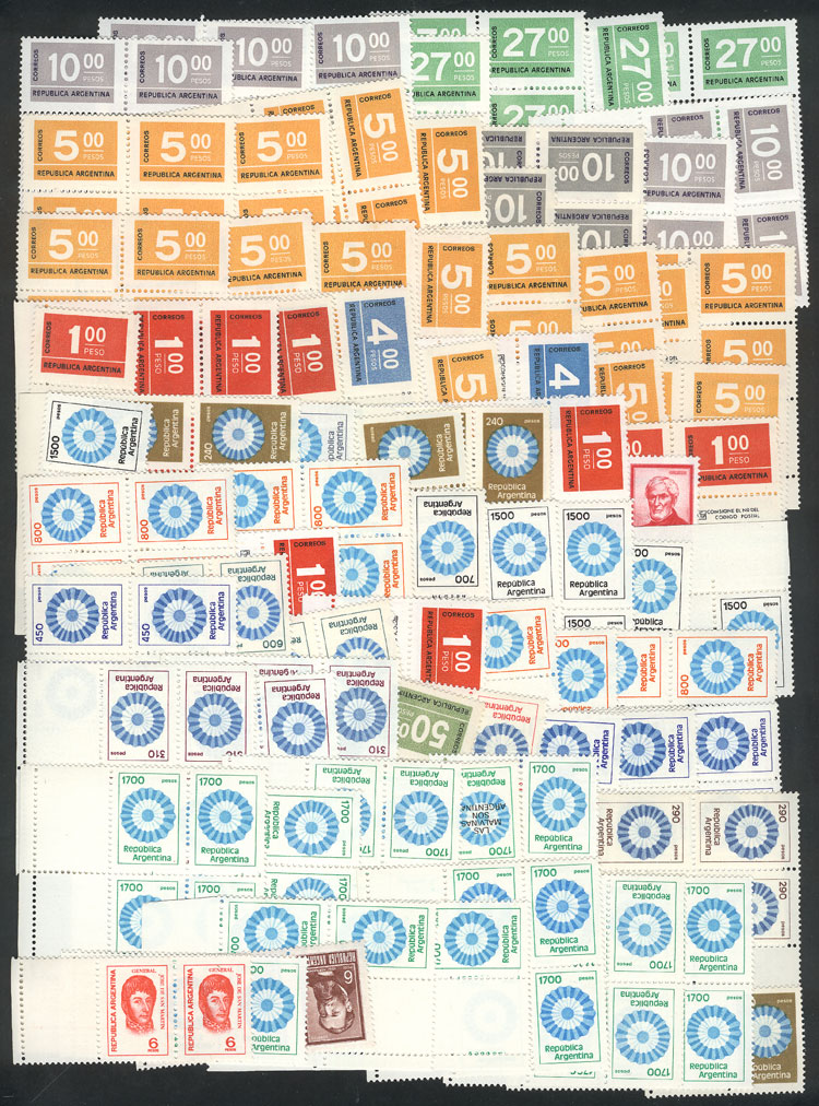 Lot 1486 - Argentina Lots and Collections -  Guillermo Jalil - Philatino Auction # 2339 ARGENTINA: Budget auction with very good material of all periods, including rarities!