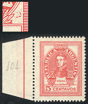 Lot 440 - Argentina general issues -  Guillermo Jalil - Philatino Auction # 2339 ARGENTINA: Budget auction with very good material of all periods, including rarities!