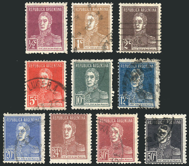 Lot 272 - Argentina general issues - Guillermo Jalil - Philatino Auction # 2339 ARGENTINA: Budget auction with very good material of all periods, including rarities! Lot 272 - Argentina general issues - Guillermo Jalil - Philatino Auction # 2339 ARGENTINA: Budget auction with very good material of all periods, including rarities!