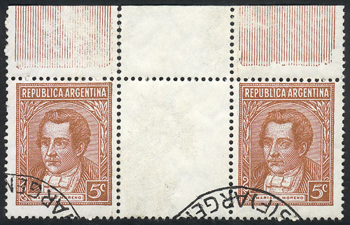 Lot 378 - Argentina general issues -  Guillermo Jalil - Philatino Auction # 2339 ARGENTINA: Budget auction with very good material of all periods, including rarities!