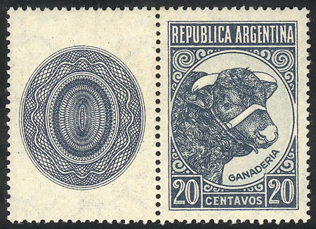 Lot 434 - Argentina general issues -  Guillermo Jalil - Philatino Auction # 2339 ARGENTINA: Budget auction with very good material of all periods, including rarities!