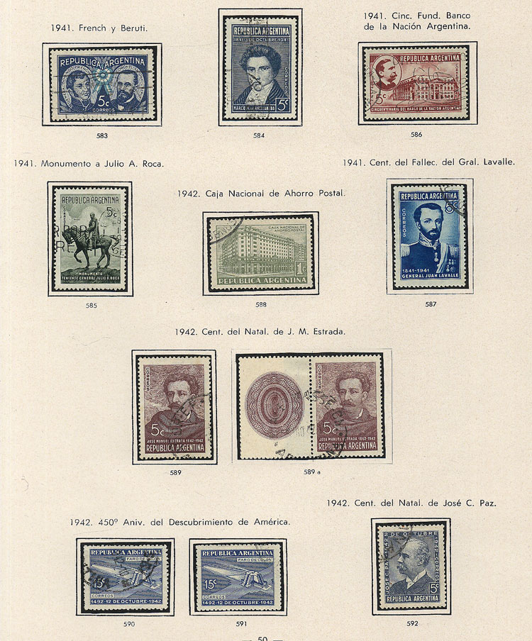 Lot 416 - Argentina general issues - Guillermo Jalil - Philatino Auction # 2339 ARGENTINA: Budget auction with very good material of all periods, including rarities! Lot 416 - Argentina general issues - Guillermo Jalil - Philatino Auction # 2339 ARGENTINA: Budget auction with very good material of all periods, including rarities!