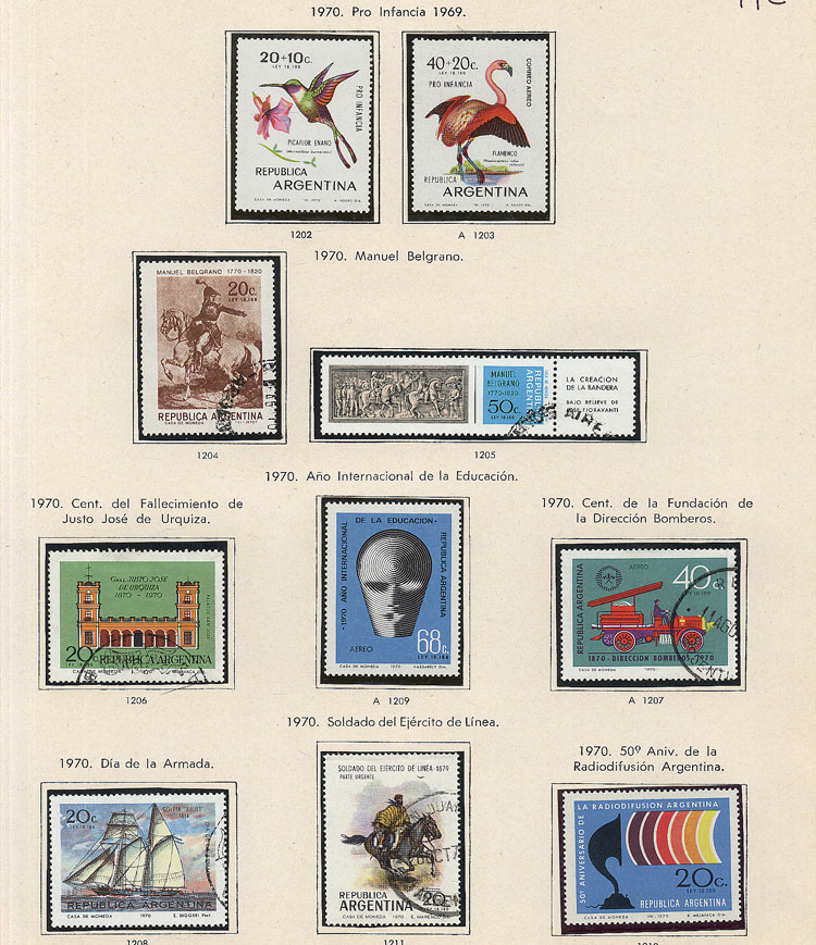Lot 900 - Argentina general issues -  Guillermo Jalil - Philatino Auction # 2339 ARGENTINA: Budget auction with very good material of all periods, including rarities!