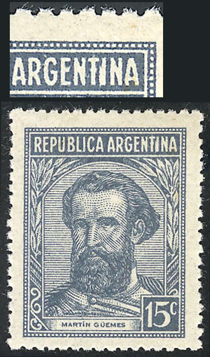 Lot 456 - Argentina general issues - Guillermo Jalil - Philatino Auction # 2339 ARGENTINA: Budget auction with very good material of all periods, including rarities! Lot 456 - Argentina general issues - Guillermo Jalil - Philatino Auction # 2339 ARGENTINA: Budget auction with very good material of all periods, including rarities!