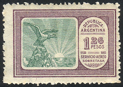 Lot 1076 - Argentina airmail - Guillermo Jalil - Philatino Auction # 2339 ARGENTINA: Budget auction with very good material of all periods, including rarities! Lot 1076 - Argentina airmail - Guillermo Jalil - Philatino Auction # 2339 ARGENTINA: Budget auction with very good material of all periods, including rarities!