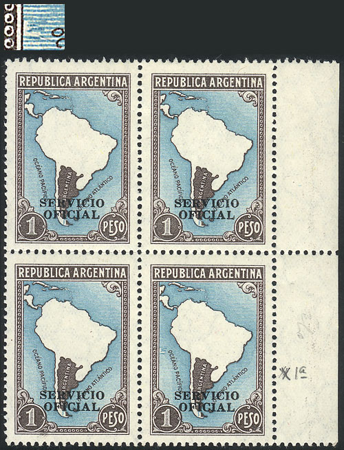 Lot 1263 - Argentina official stamps - Guillermo Jalil - Philatino Auction # 2339 ARGENTINA: Budget auction with very good material of all periods, including rarities! Lot 1263 - Argentina official stamps - Guillermo Jalil - Philatino Auction # 2339 ARGENTINA: Budget auction with very good material of all periods, including rarities!