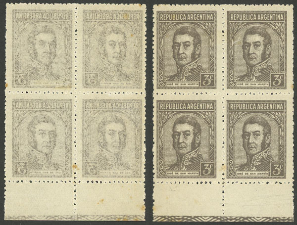 Lot 388 - Argentina general issues -  Guillermo Jalil - Philatino Auction # 2339 ARGENTINA: Budget auction with very good material of all periods, including rarities!