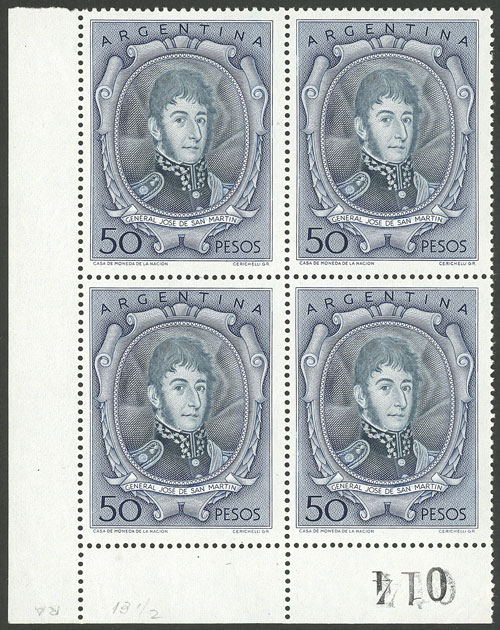 Lot 670 - Argentina general issues - Guillermo Jalil - Philatino Auction # 2339 ARGENTINA: Budget auction with very good material of all periods, including rarities! Lot 670 - Argentina general issues - Guillermo Jalil - Philatino Auction # 2339 ARGENTINA: Budget auction with very good material of all periods, including rarities!