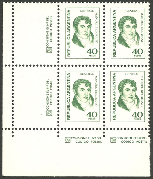 Lot 936 - Argentina general issues -  Guillermo Jalil - Philatino Auction # 2339 ARGENTINA: Budget auction with very good material of all periods, including rarities!