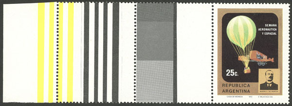 Lot 911 - Argentina general issues -  Guillermo Jalil - Philatino Auction # 2339 ARGENTINA: Budget auction with very good material of all periods, including rarities!