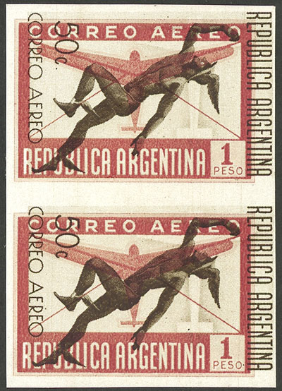 Lot 1092 - Argentina airmail - Guillermo Jalil - Philatino Auction # 2339 ARGENTINA: Budget auction with very good material of all periods, including rarities! Lot 1092 - Argentina airmail - Guillermo Jalil - Philatino Auction # 2339 ARGENTINA: Budget auction with very good material of all periods, including rarities!