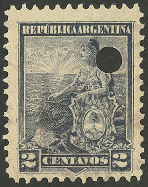 Lot 175 - Argentina general issues -  Guillermo Jalil - Philatino Auction # 2339 ARGENTINA: Budget auction with very good material of all periods, including rarities!