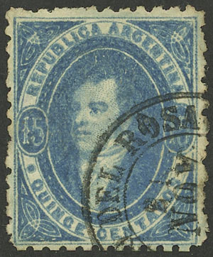 Lot 94 - Argentina rivadavias -  Guillermo Jalil - Philatino Auction # 2339 ARGENTINA: Budget auction with very good material of all periods, including rarities!