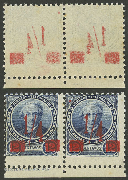 Lot 154 - Argentina general issues -  Guillermo Jalil - Philatino Auction # 2339 ARGENTINA: Budget auction with very good material of all periods, including rarities!