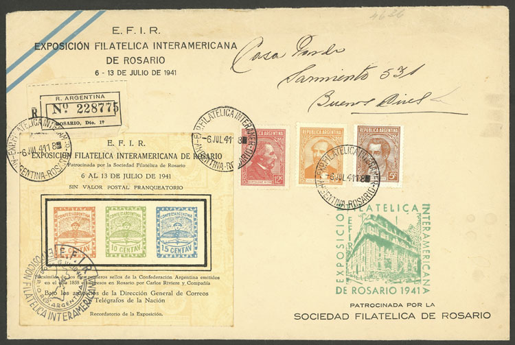 Lot 1519 - Argentina cinderellas -  Guillermo Jalil - Philatino Auction # 2339 ARGENTINA: Budget auction with very good material of all periods, including rarities!