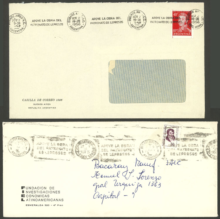 Lot 1425 - Argentina postal history -  Guillermo Jalil - Philatino Auction # 2339 ARGENTINA: Budget auction with very good material of all periods, including rarities!