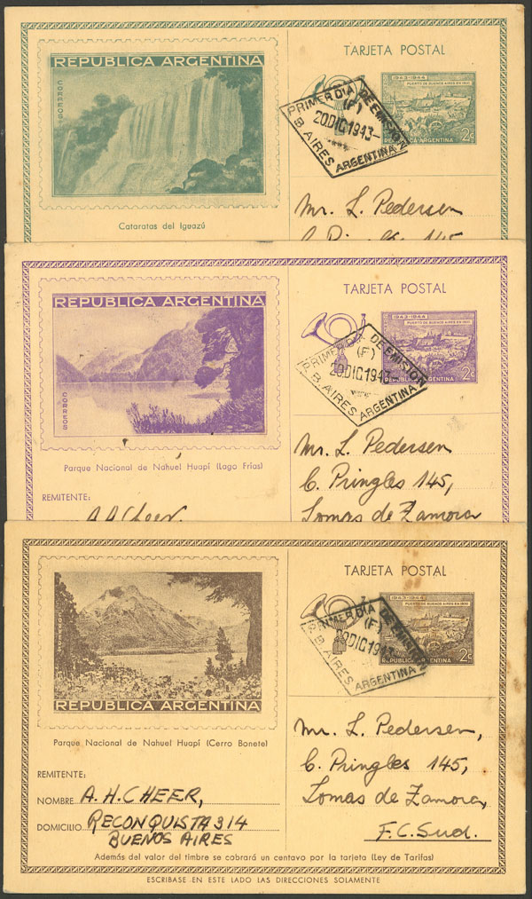 Lot 1378 - Argentina Postal stationery - Guillermo Jalil - Philatino Auction # 2339 ARGENTINA: Budget auction with very good material of all periods, including rarities! Lot 1378 - Argentina Postal stationery - Guillermo Jalil - Philatino Auction # 2339 ARGENTINA: Budget auction with very good material of all periods, including rarities!