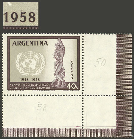 Lot 730 - Argentina general issues -  Guillermo Jalil - Philatino Auction # 2339 ARGENTINA: Budget auction with very good material of all periods, including rarities!