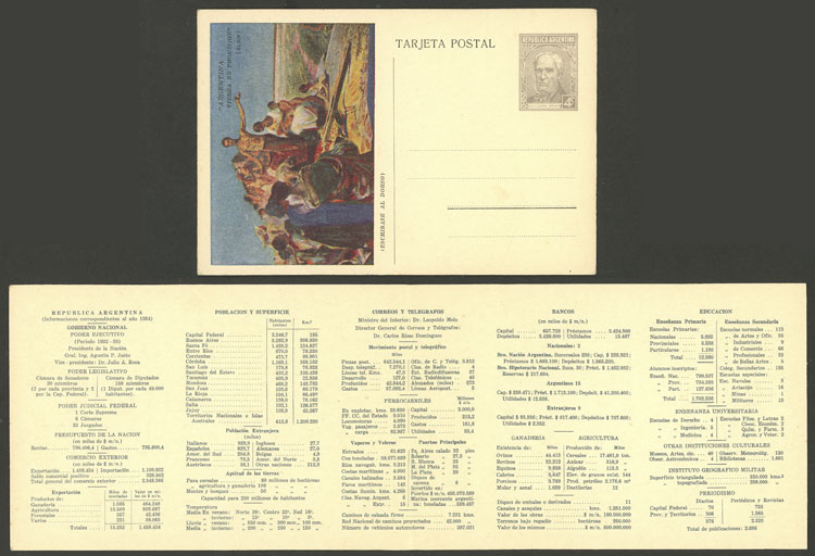 Lot 1370 - Argentina Postal stationery - Guillermo Jalil - Philatino Auction # 2339 ARGENTINA: Budget auction with very good material of all periods, including rarities! Lot 1370 - Argentina Postal stationery - Guillermo Jalil - Philatino Auction # 2339 ARGENTINA: Budget auction with very good material of all periods, including rarities!