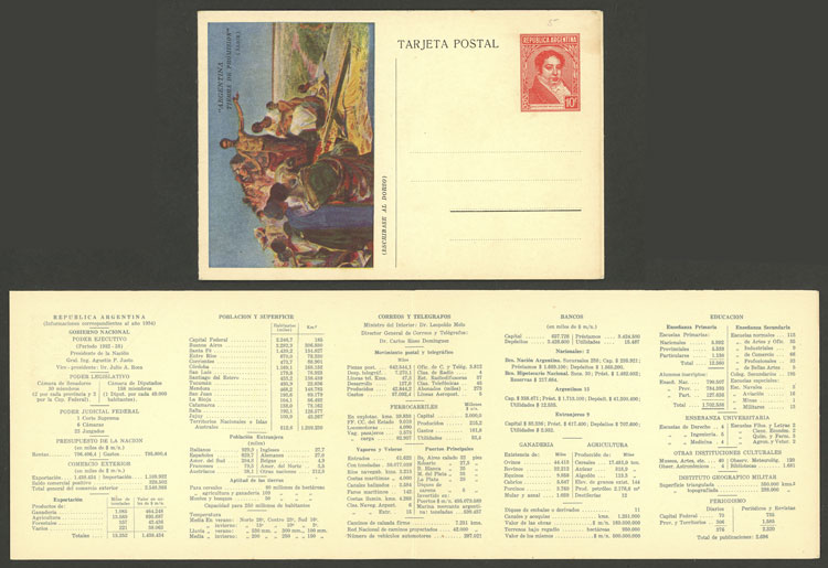Lot 1373 - Argentina Postal stationery - Guillermo Jalil - Philatino Auction # 2339 ARGENTINA: Budget auction with very good material of all periods, including rarities! Lot 1373 - Argentina Postal stationery - Guillermo Jalil - Philatino Auction # 2339 ARGENTINA: Budget auction with very good material of all periods, including rarities!