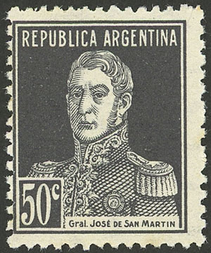 Lot 276 - Argentina general issues -  Guillermo Jalil - Philatino Auction # 2339 ARGENTINA: Budget auction with very good material of all periods, including rarities!
