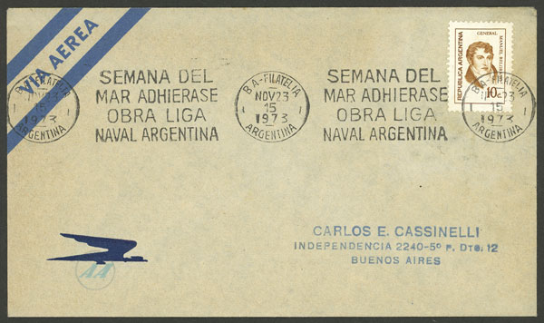 Lot 1440 - Argentina postal history - Guillermo Jalil - Philatino Auction # 2339 ARGENTINA: Budget auction with very good material of all periods, including rarities! Lot 1440 - Argentina postal history - Guillermo Jalil - Philatino Auction # 2339 ARGENTINA: Budget auction with very good material of all periods, including rarities!