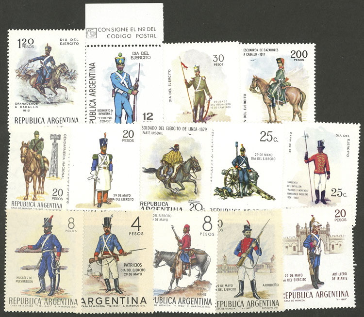 Lot 1483 - Argentina Lots and Collections -  Guillermo Jalil - Philatino Auction # 2339 ARGENTINA: Budget auction with very good material of all periods, including rarities!