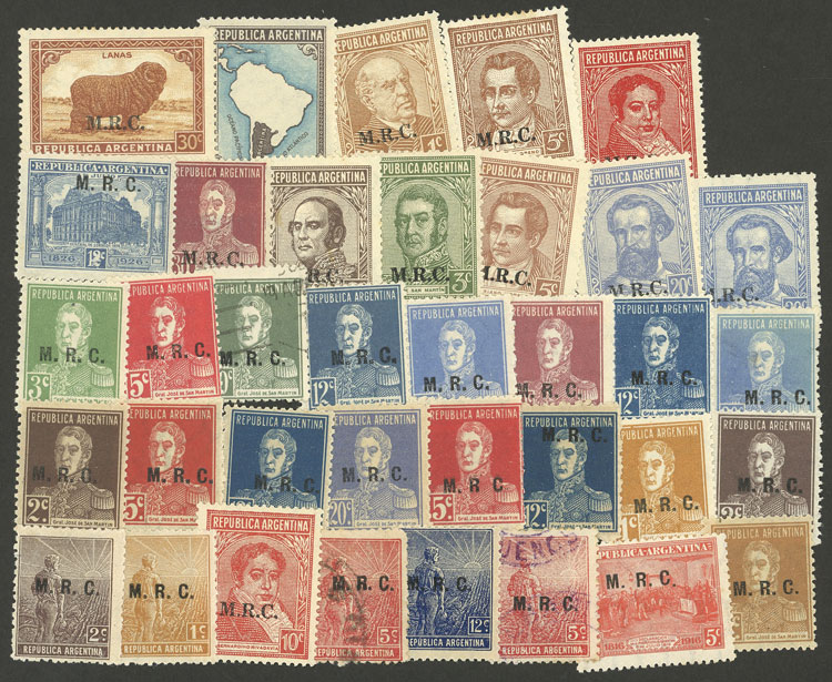 Lot 1304 - Argentina OFFICIAL STAMPS - LOTS -  Guillermo Jalil - Philatino Auction # 2339 ARGENTINA: Budget auction with very good material of all periods, including rarities!