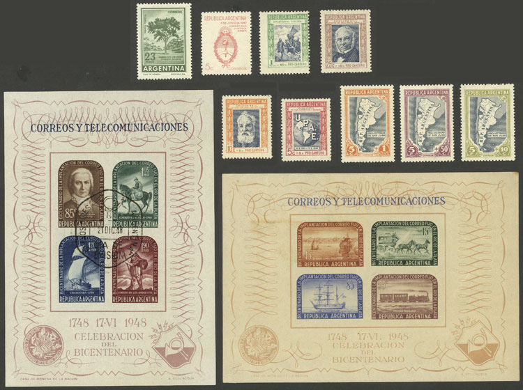 Lot 1476 - Argentina Lots and Collections -  Guillermo Jalil - Philatino Auction # 2339 ARGENTINA: Budget auction with very good material of all periods, including rarities!