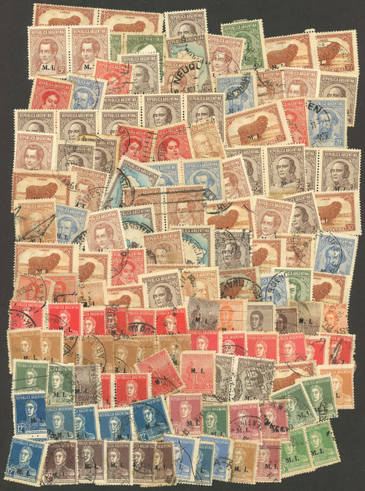 Lot 1292 - Argentina OFFICIAL STAMPS - LOTS - Guillermo Jalil - Philatino Auction # 2339 ARGENTINA: Budget auction with very good material of all periods, including rarities! Lot 1292 - Argentina OFFICIAL STAMPS - LOTS - Guillermo Jalil - Philatino Auction # 2339 ARGENTINA: Budget auction with very good material of all periods, including rarities!