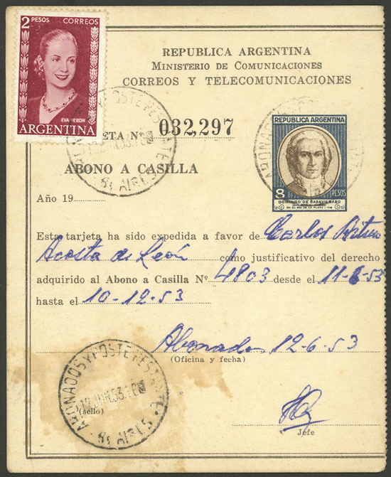 Lot 1329 - Argentina Postal stationery - Guillermo Jalil - Philatino Auction # 2339 ARGENTINA: Budget auction with very good material of all periods, including rarities! Lot 1329 - Argentina Postal stationery - Guillermo Jalil - Philatino Auction # 2339 ARGENTINA: Budget auction with very good material of all periods, including rarities!