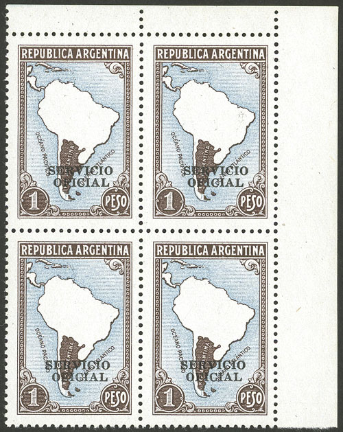 Lot 1264 - Argentina official stamps - Guillermo Jalil - Philatino Auction # 2339 ARGENTINA: Budget auction with very good material of all periods, including rarities! Lot 1264 - Argentina official stamps - Guillermo Jalil - Philatino Auction # 2339 ARGENTINA: Budget auction with very good material of all periods, including rarities!