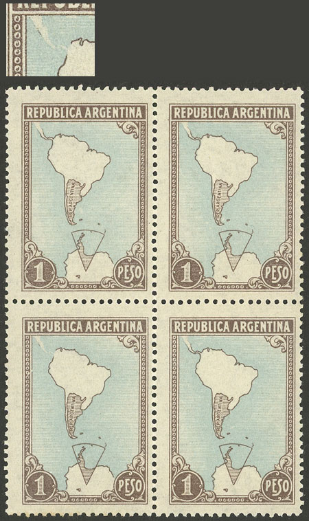 Lot 442 - Argentina general issues -  Guillermo Jalil - Philatino Auction # 2339 ARGENTINA: Budget auction with very good material of all periods, including rarities!