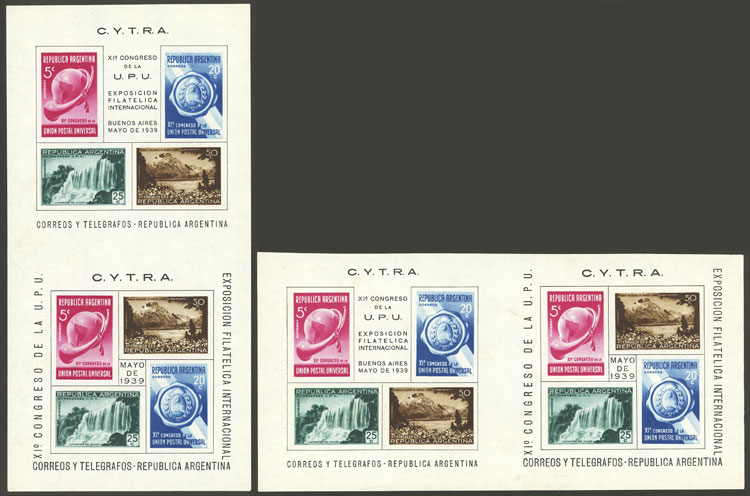 Lot 1124 - Argentina souvenir sheets - Guillermo Jalil - Philatino Auction # 2339 ARGENTINA: Budget auction with very good material of all periods, including rarities! Lot 1124 - Argentina souvenir sheets - Guillermo Jalil - Philatino Auction # 2339 ARGENTINA: Budget auction with very good material of all periods, including rarities!