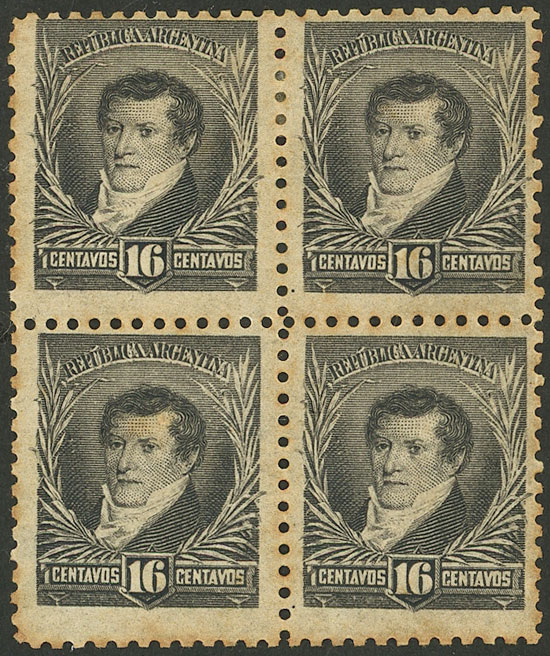 Lot 161 - Argentina general issues -  Guillermo Jalil - Philatino Auction # 2339 ARGENTINA: Budget auction with very good material of all periods, including rarities!