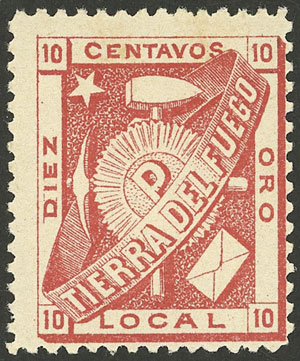 Lot 1321 - Argentina tierra del fuego -  Guillermo Jalil - Philatino Auction # 2339 ARGENTINA: Budget auction with very good material of all periods, including rarities!