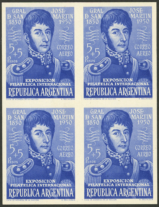 Lot 580 - Argentina general issues - Guillermo Jalil - Philatino Auction # 2339 ARGENTINA: Budget auction with very good material of all periods, including rarities! Lot 580 - Argentina general issues - Guillermo Jalil - Philatino Auction # 2339 ARGENTINA: Budget auction with very good material of all periods, including rarities!