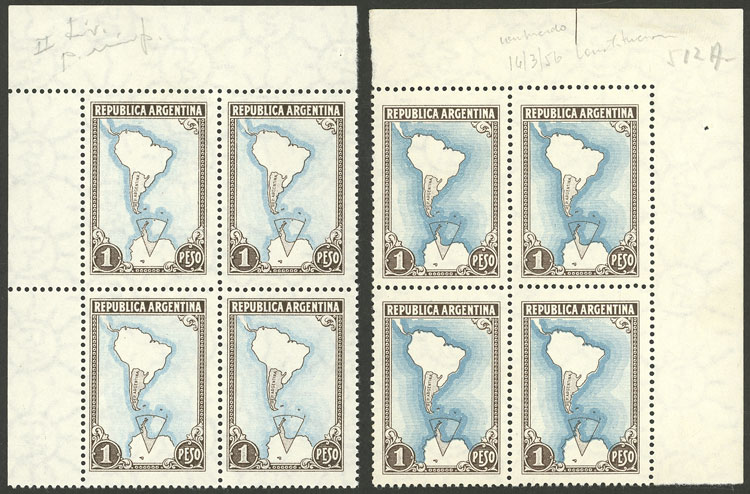 Lot 436 - Argentina general issues -  Guillermo Jalil - Philatino Auction # 2339 ARGENTINA: Budget auction with very good material of all periods, including rarities!