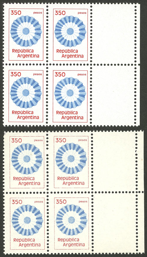 Lot 961 - Argentina general issues -  Guillermo Jalil - Philatino Auction # 2339 ARGENTINA: Budget auction with very good material of all periods, including rarities!