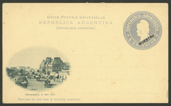 Lot 1365 - Argentina Postal stationery - Guillermo Jalil - Philatino Auction # 2339 ARGENTINA: Budget auction with very good material of all periods, including rarities! Lot 1365 - Argentina Postal stationery - Guillermo Jalil - Philatino Auction # 2339 ARGENTINA: Budget auction with very good material of all periods, including rarities!