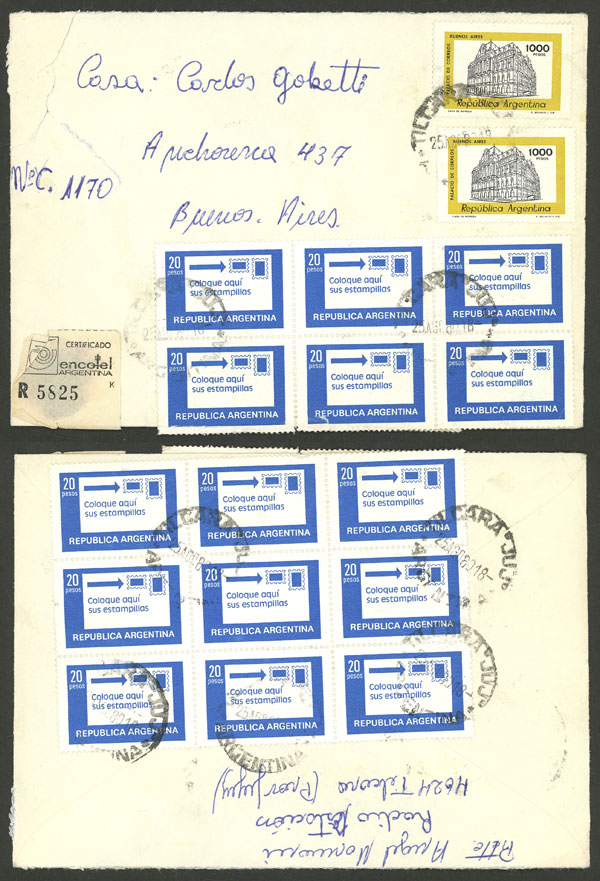 Lot 1450 - Argentina postal history - Guillermo Jalil - Philatino Auction # 2339 ARGENTINA: Budget auction with very good material of all periods, including rarities! Lot 1450 - Argentina postal history - Guillermo Jalil - Philatino Auction # 2339 ARGENTINA: Budget auction with very good material of all periods, including rarities!