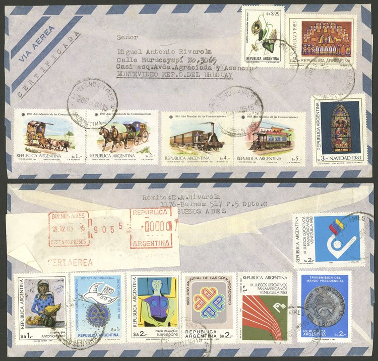 Lot 980 - Argentina general issues -  Guillermo Jalil - Philatino Auction # 2339 ARGENTINA: Budget auction with very good material of all periods, including rarities!