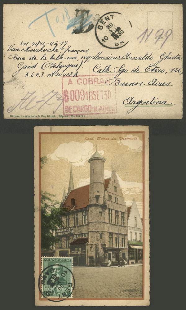 Lot 1398 - Argentina postal history - Guillermo Jalil - Philatino Auction # 2339 ARGENTINA: Budget auction with very good material of all periods, including rarities! Lot 1398 - Argentina postal history - Guillermo Jalil - Philatino Auction # 2339 ARGENTINA: Budget auction with very good material of all periods, including rarities!