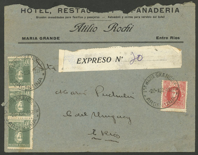 Lot 1395 - Argentina postal history - Guillermo Jalil - Philatino Auction # 2339 ARGENTINA: Budget auction with very good material of all periods, including rarities! Lot 1395 - Argentina postal history - Guillermo Jalil - Philatino Auction # 2339 ARGENTINA: Budget auction with very good material of all periods, including rarities!