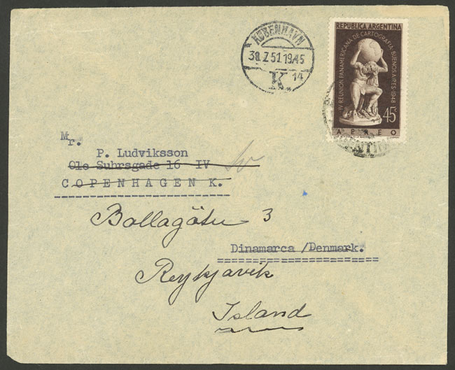 Lot 1414 - Argentina postal history -  Guillermo Jalil - Philatino Auction # 2339 ARGENTINA: Budget auction with very good material of all periods, including rarities!