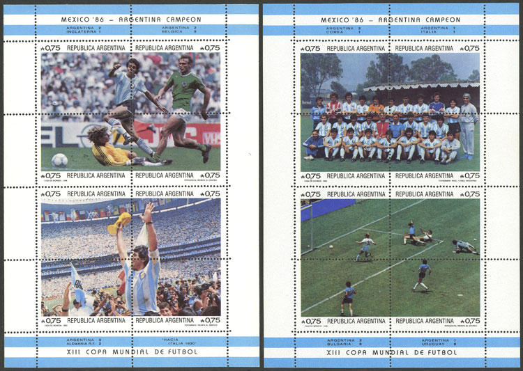 Lot 1159 - Argentina souvenir sheets - Guillermo Jalil - Philatino Auction # 2339 ARGENTINA: Budget auction with very good material of all periods, including rarities! Lot 1159 - Argentina souvenir sheets - Guillermo Jalil - Philatino Auction # 2339 ARGENTINA: Budget auction with very good material of all periods, including rarities!