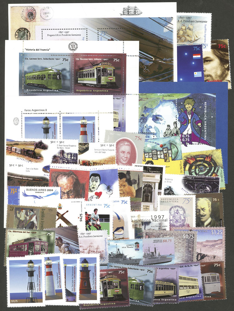 Lot 1026 - Argentina general issues -  Guillermo Jalil - Philatino Auction # 2339 ARGENTINA: Budget auction with very good material of all periods, including rarities!