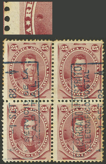 Lot 128 - Argentina general issues - Guillermo Jalil - Philatino Auction # 2339 ARGENTINA: Budget auction with very good material of all periods, including rarities! Lot 128 - Argentina general issues - Guillermo Jalil - Philatino Auction # 2339 ARGENTINA: Budget auction with very good material of all periods, including rarities!