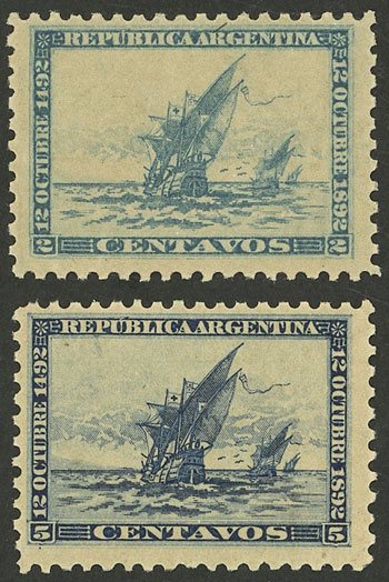 Lot 155 - Argentina general issues -  Guillermo Jalil - Philatino Auction # 2339 ARGENTINA: Budget auction with very good material of all periods, including rarities!