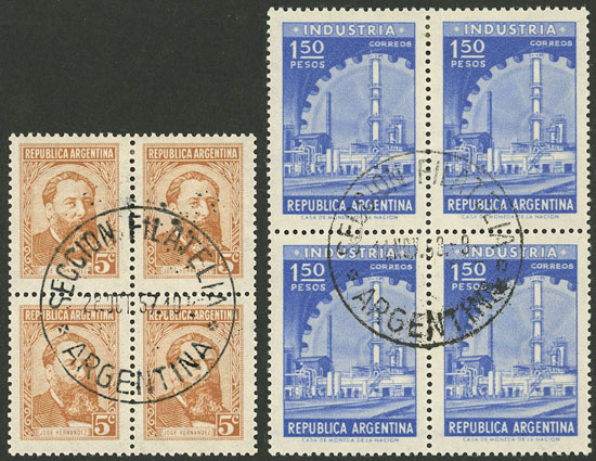 Lot 601 - Argentina general issues - Guillermo Jalil - Philatino Auction # 2339 ARGENTINA: Budget auction with very good material of all periods, including rarities! Lot 601 - Argentina general issues - Guillermo Jalil - Philatino Auction # 2339 ARGENTINA: Budget auction with very good material of all periods, including rarities!
